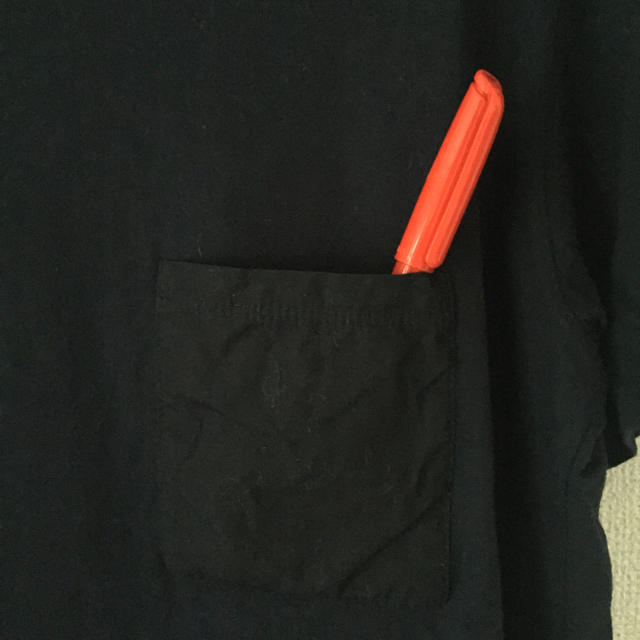 MARGARET HOWELL(マーガレットハウエル)のアクロスザヴィンテージ 製品染めポケット付きTシャツ メンズのトップス(Tシャツ/カットソー(半袖/袖なし))の商品写真