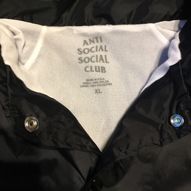 ANTI(アンチ)のANTI  SOCIAL SOCIAL CLUBコーチジャケット メンズのジャケット/アウター(ナイロンジャケット)の商品写真