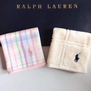 ラルフローレン(Ralph Lauren)のRALPH LAUREN◇ラルフ◇ミニテリータオルセット◇ギフト手提げ付き(ハンカチ)