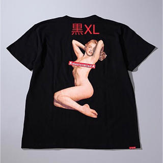 マスターマインドジャパン(mastermind JAPAN)のMarilyn Monroe × mastermind Tシャツ 黒XL(Tシャツ/カットソー(半袖/袖なし))