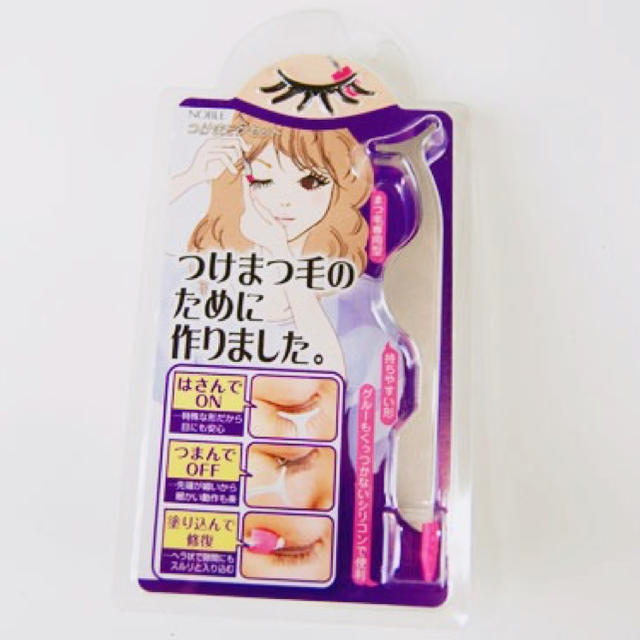 つけまつげ グルー ＆ ピンセット コスメ/美容のベースメイク/化粧品(つけまつげ)の商品写真