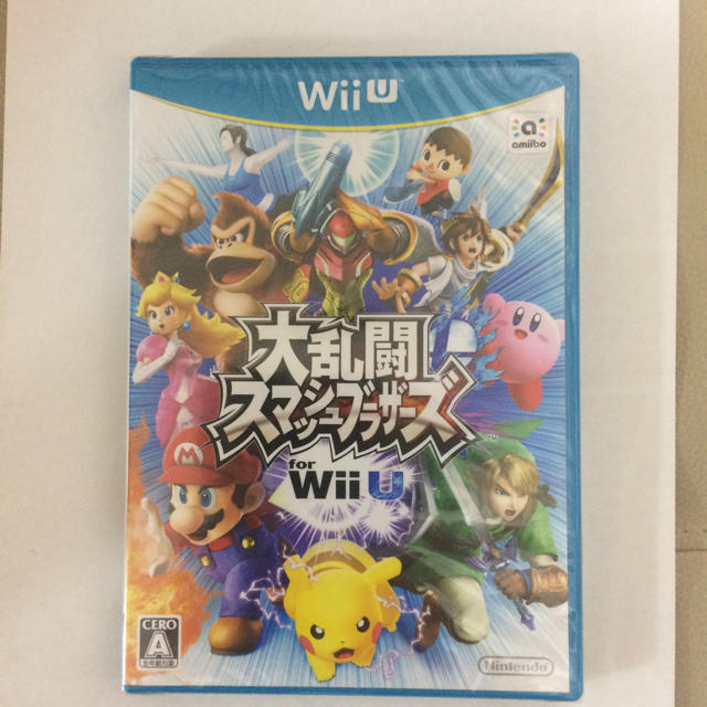 Wii U(ウィーユー)の大乱闘スマッシュブラザーズforwii U エンタメ/ホビーのゲームソフト/ゲーム機本体(家庭用ゲームソフト)の商品写真