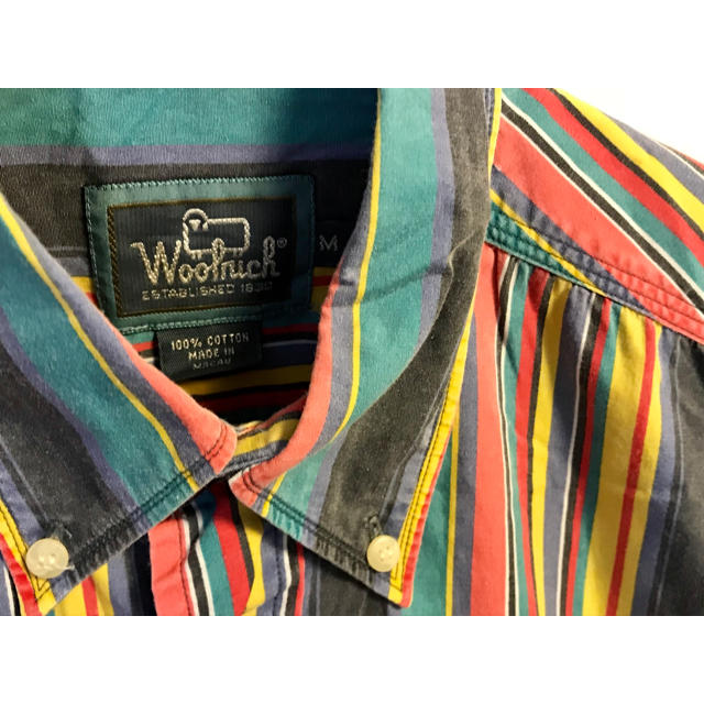 WOOLRICH(ウールリッチ)の古着 ウールリッチ ストライプ マルチ メンズのトップス(シャツ)の商品写真