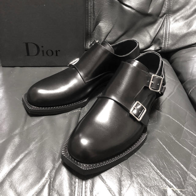 DIOR HOMME(ディオールオム)の新品 Dior homme ATELIER ダブルモンクダービーシューズ 39 メンズの靴/シューズ(ドレス/ビジネス)の商品写真