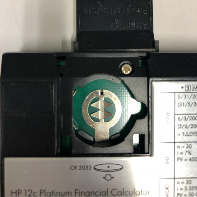 HP(ヒューレットパッカード)のhp 12c platinum 電卓 インテリア/住まい/日用品のオフィス用品(オフィス用品一般)の商品写真