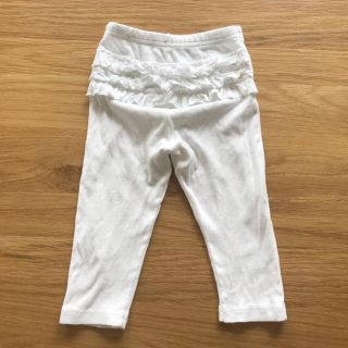 プチバトー(PETIT BATEAU)のプチバトー ドット柄バックフリルレギンス 18months(パンツ)