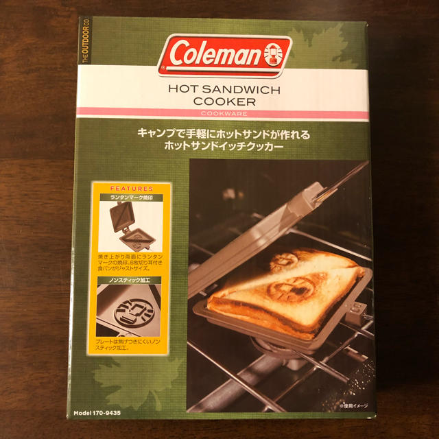 Coleman(コールマン)の【新品 送料込】コールマン ホットサンドイッチクッカー スポーツ/アウトドアのアウトドア(調理器具)の商品写真