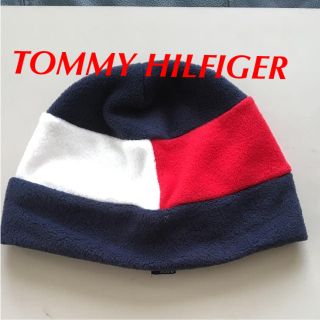 トミーヒルフィガー(TOMMY HILFIGER)のTOMMY HILFIGER 帽子 フラッグ F  フリース トミー(ニット帽/ビーニー)