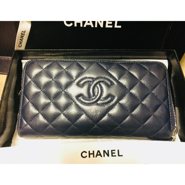 CHANEL(シャネル)のシャネル ラムスキン 長財布 レディースのファッション小物(財布)の商品写真