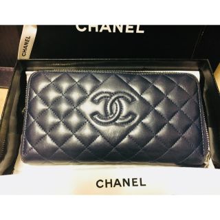 シャネル(CHANEL)のシャネル ラムスキン 長財布(財布)