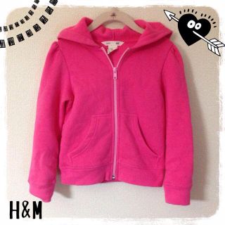 エイチアンドエム(H&M)のピンクパーカー♡(その他)