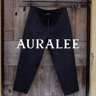 AURALEE SELVEDGE WEATHER CLOTH EASYPANTS(スラックス)