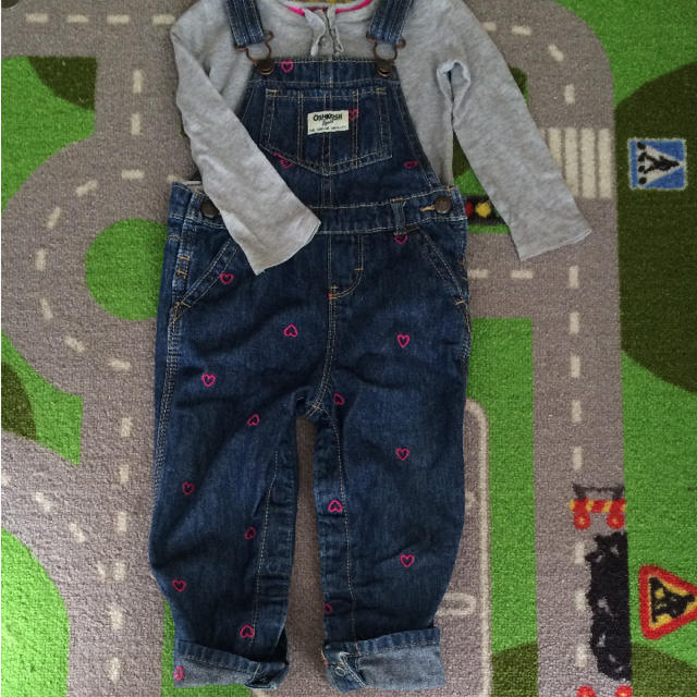 OshKosh(オシュコシュ)のamaneko様専用★OSHKOSH オーバーオール 24M キッズ/ベビー/マタニティのキッズ服女の子用(90cm~)(その他)の商品写真