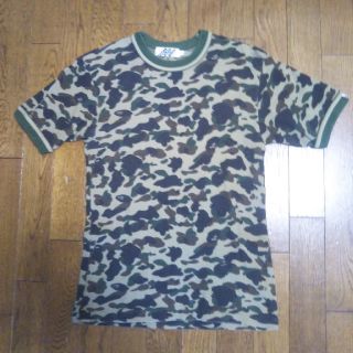 アベイシングエイプ(A BATHING APE)の美品※A BATHING APE アベイシングエイプ　1st猿カモTシャツ(Tシャツ/カットソー(半袖/袖なし))