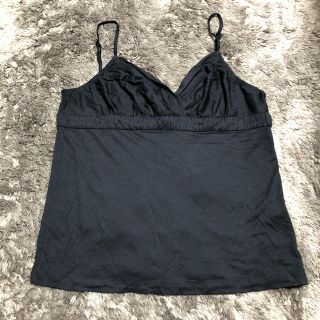 ブラックバイマウジー(BLACK by moussy)の【美品】ブラックbyマウジー キャミソール 2 黒 送料無料(キャミソール)