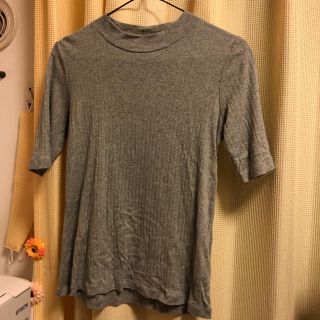 ユニクロ(UNIQLO)のリブハイネックT(Tシャツ(半袖/袖なし))