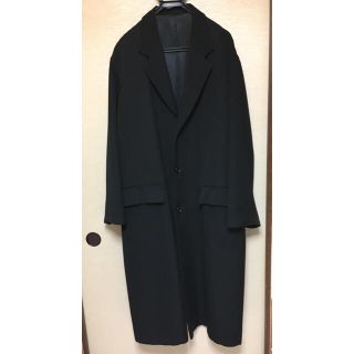 ヨウジヤマモト(Yohji Yamamoto)のワイズフォーメン ヨウジヤマモト ウールギャバ オーバーコート(チェスターコート)