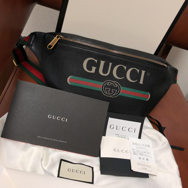 Gucci - 新品  gucci ビンデージ ロゴ ボディバッグ ベルトバッグ ブラック