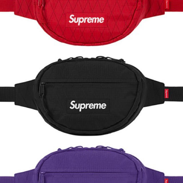 専用 supreme waist bag 18aw 18fw パープル 紫