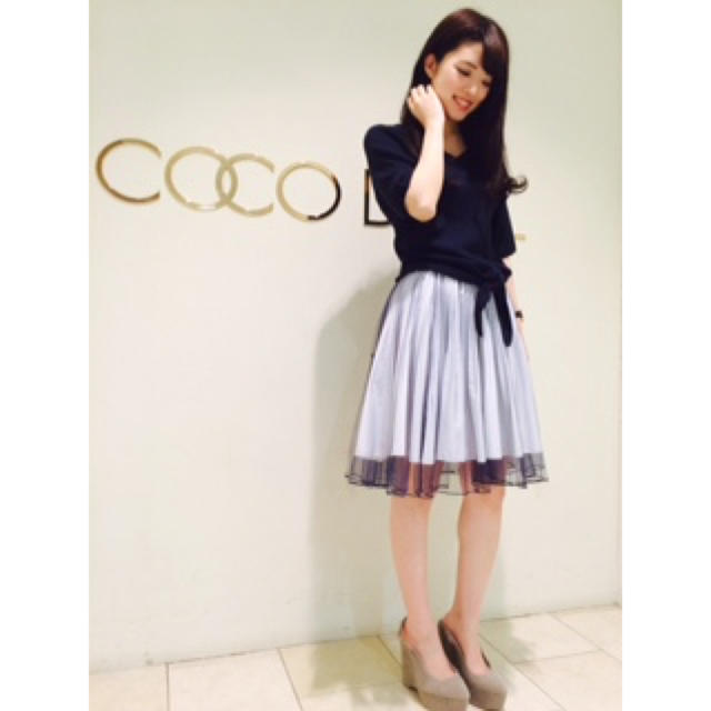 COCO DEAL(ココディール)のチュールスカート レディースのスカート(ひざ丈スカート)の商品写真