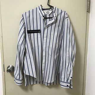 サンシー(SUNSEA)のsunsea 18ss BLUE NOTE STRIPE SHIRT(シャツ)