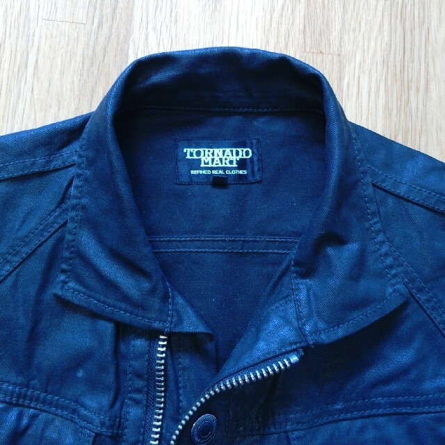 TORNADO MART(トルネードマート)のTORNADOMART デニム　ジャケット　訳あり メンズのジャケット/アウター(Gジャン/デニムジャケット)の商品写真