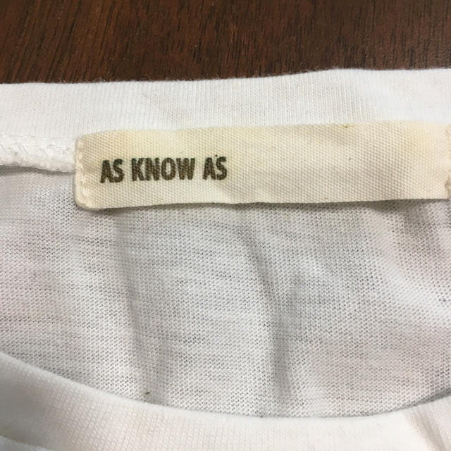 AS KNOW AS(アズノウアズ)の【お値下げ】AS KNOW AS 猫プリントTシャツ レディースのトップス(Tシャツ(半袖/袖なし))の商品写真