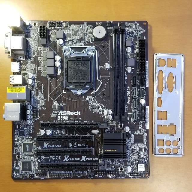 サイズ変更オプション 動作品 ASRock B85M LGA1150マザーボード - 通販