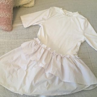 ザラ(ZARA)のありす様専用☆フリルティアードロングT(Tシャツ(半袖/袖なし))