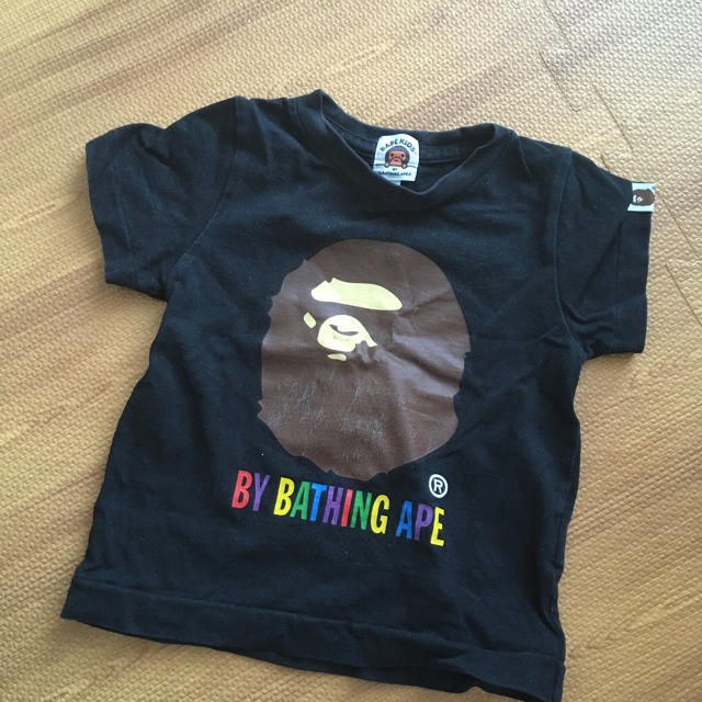 A BATHING APE(アベイシングエイプ)の★ニャロメ様専用★APE Tシャツ 90 キッズ/ベビー/マタニティのキッズ服男の子用(90cm~)(Tシャツ/カットソー)の商品写真