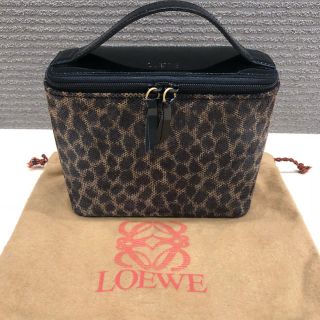 ロエベ(LOEWE)の即購入OK! 美品 ロエベ バニティ 化粧ポーチ レオパード柄(ポーチ)