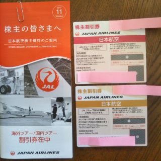 JAL　株主優待券(航空券)