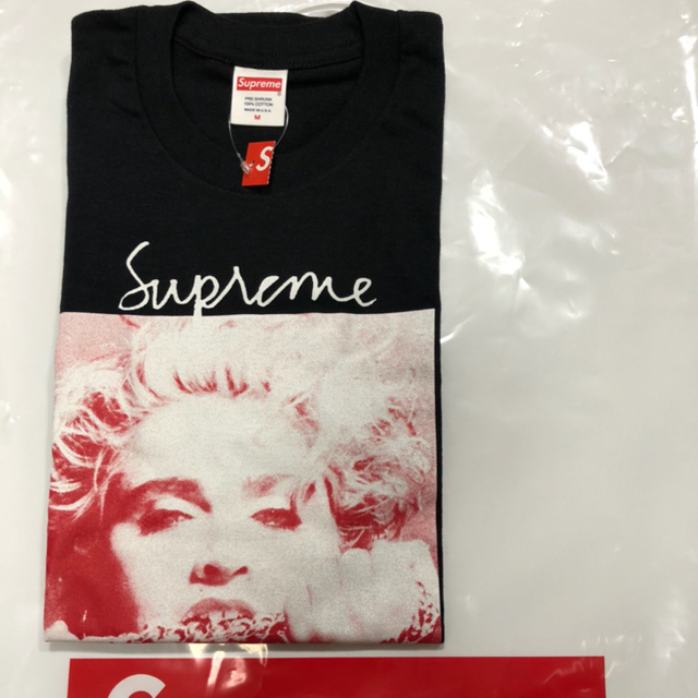 supreme18aw 立ち上げ Madonna Tshirt 黒 M