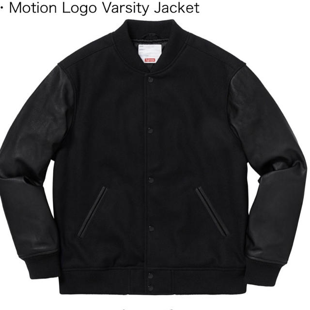 Supreme Motion Logo Varsity Jacket 黒Ｌ