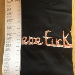 シュプリーム(Supreme)の黒 S fuck you tee supreme 18aw(Tシャツ/カットソー(半袖/袖なし))