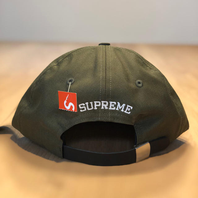 supreme Cordura S Logo 6- Panel オリーブ 新品