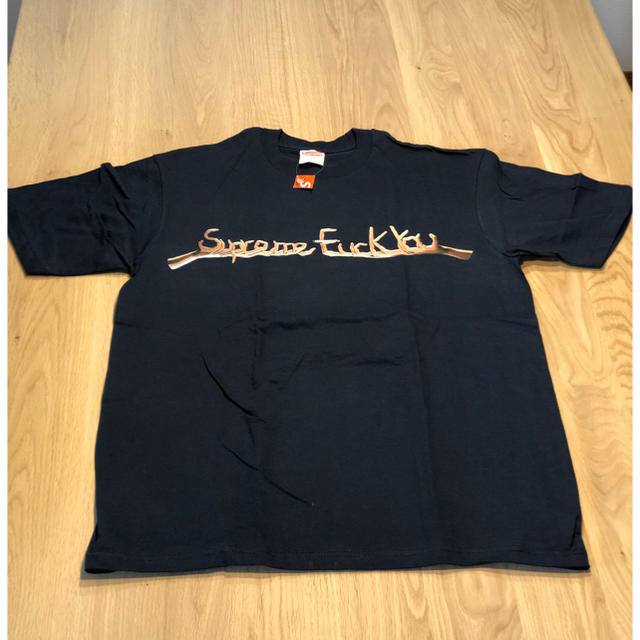 S 即発送 supreme Fuck You Tee Tシャツ 黒トップス