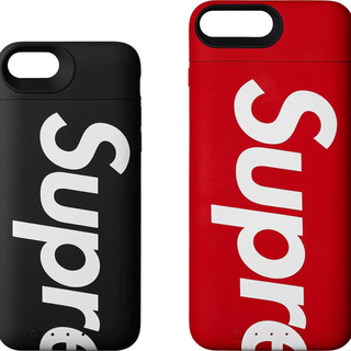 シュプリーム(Supreme)のsupreme iPhoneケース  レッド iPhone7plus、8plus(iPhoneケース)