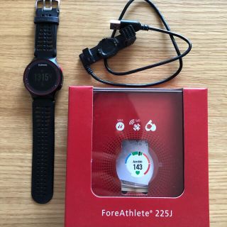 ガーミン(GARMIN)のGARMIN ガーミンForeAthlete 225J GPS【説明書有】(腕時計(デジタル))