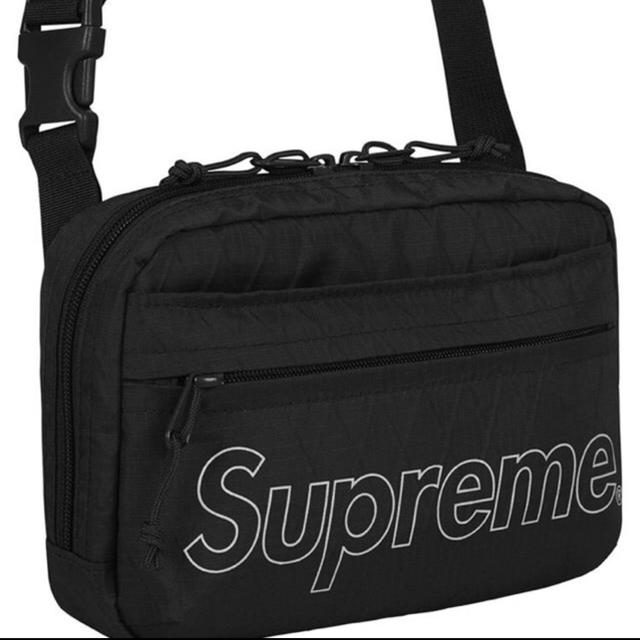 supreme shoulder bag 黒