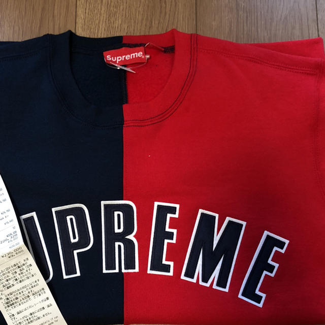 スウェットsupreme crewneck