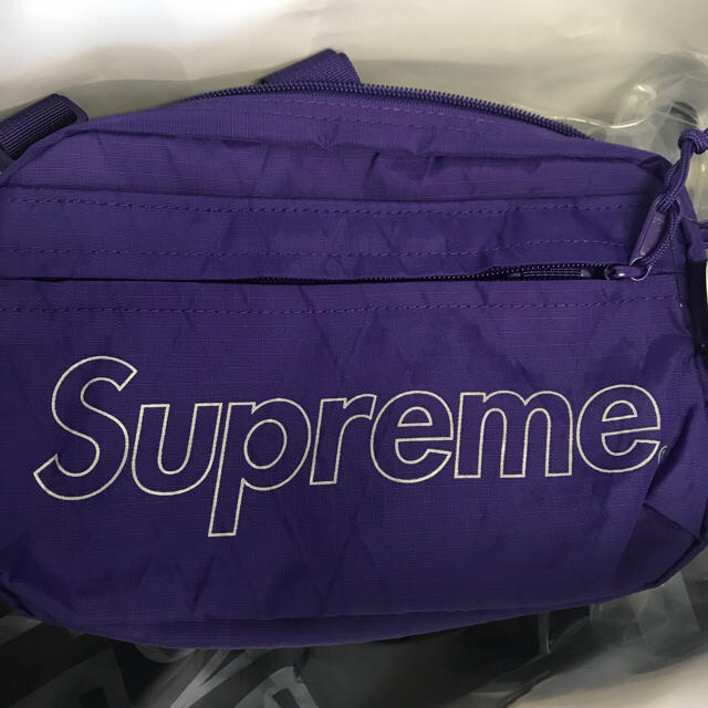 supreme ショルダーバッグ　パープル　紫