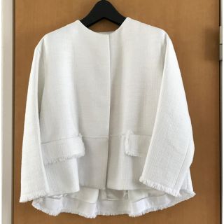 ドゥロワー(Drawer)の18SS Drawerサマーツイードジャケット(ノーカラージャケット)