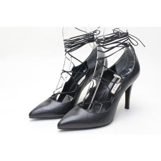 ダイアナ(DIANA)の24■DIANA 編み上げポインテッドパンプス（23.5TS）美品(ハイヒール/パンプス)