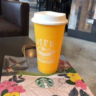 スターバックスコーヒー(Starbucks Coffee)のスターバックス  リユーザブルカップ イエロー(タンブラー)