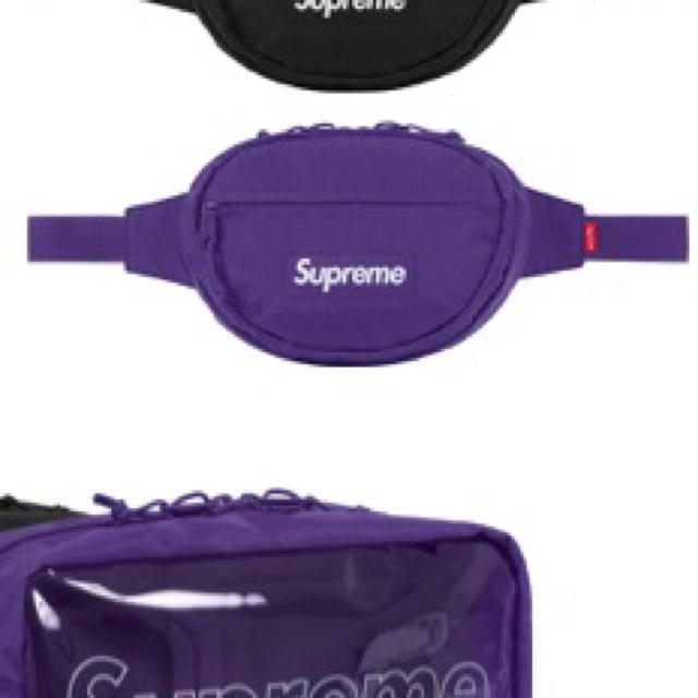 Supreme Waist Bag 紫