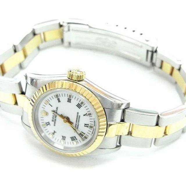 ROLEX(ロレックス)のロレックス　オイスターパーペチュアル　67193　T番　S23591 レディースのファッション小物(腕時計)の商品写真