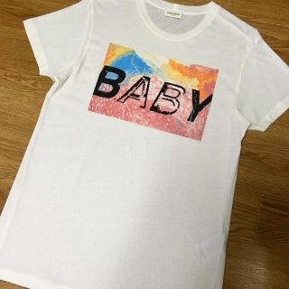 サンローラン(Saint Laurent)の美品！ サンローラン BABYプリント Tシャツ バルマン グッチ(Tシャツ/カットソー(半袖/袖なし))