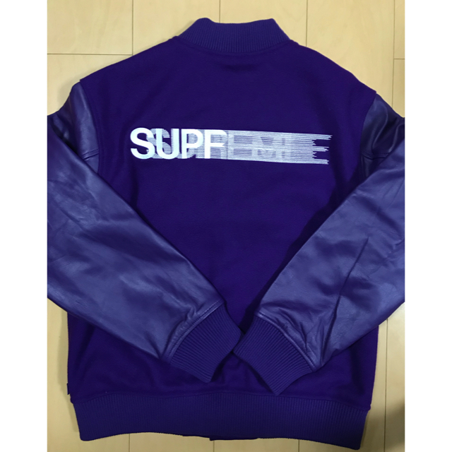 Supreme(シュプリーム)のsupreme motion logo varsity jacket M メンズのジャケット/アウター(スタジャン)の商品写真