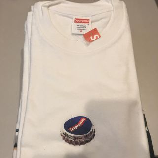 シュプリーム(Supreme)のSupreme Bottle Cap Tee 白 M(Tシャツ/カットソー(半袖/袖なし))